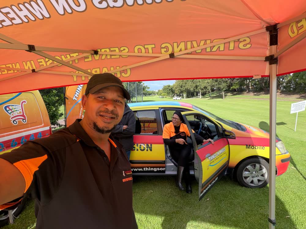 Things On Wheels Mobile Passion vehicle at a fundraising event